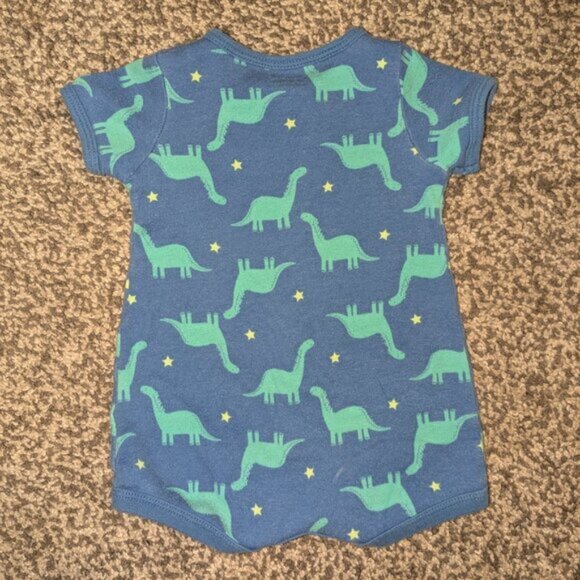 SET OF 2 Carter's Child of Mine baby boy rompers, 0-3 months - Picture 3 of 6